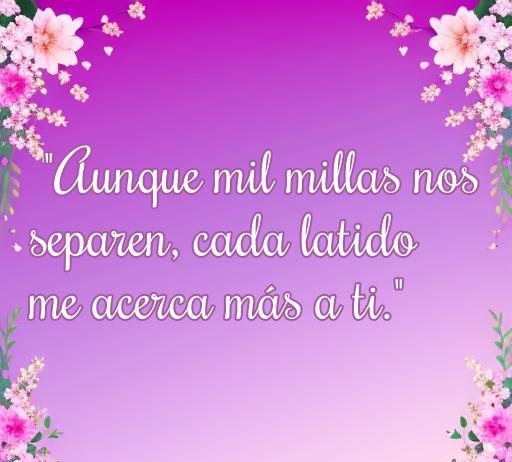 Frases de amor a distancia cortas para Facebook