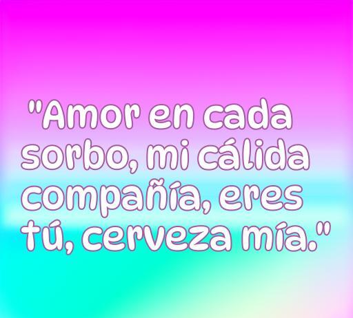 Frases de amor a la cerveza