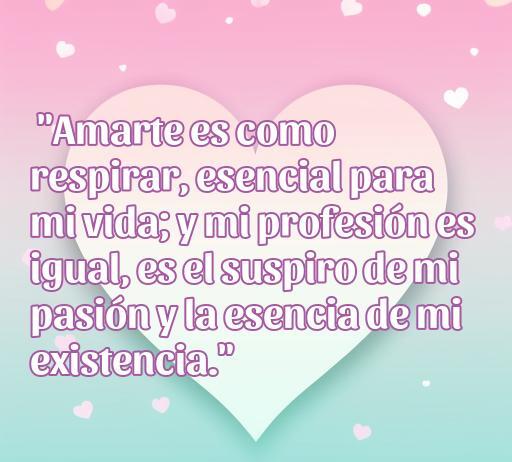 Frases de amor a la profesión