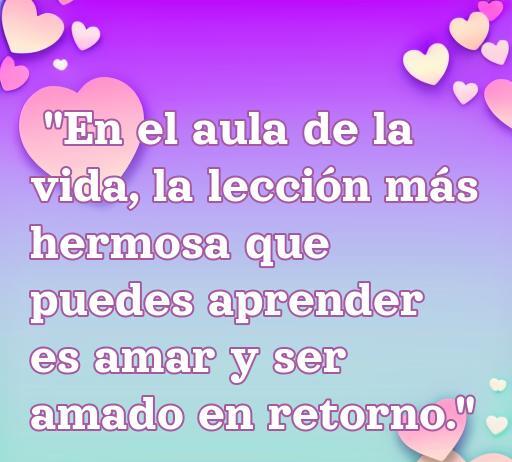 Frases de amor para los alumnos