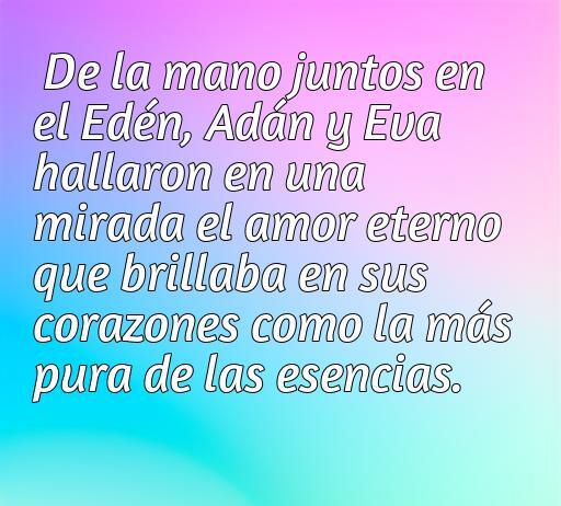 Frases de amor: Adán y Eva