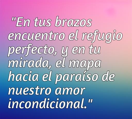 Frase inspiradora de amor de Adele sobre el refugio y el amor incondicional, ideal para reflexionar y compartir en redes sociales.