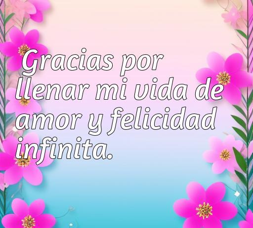 Frases cortas de agradecimiento en el amor