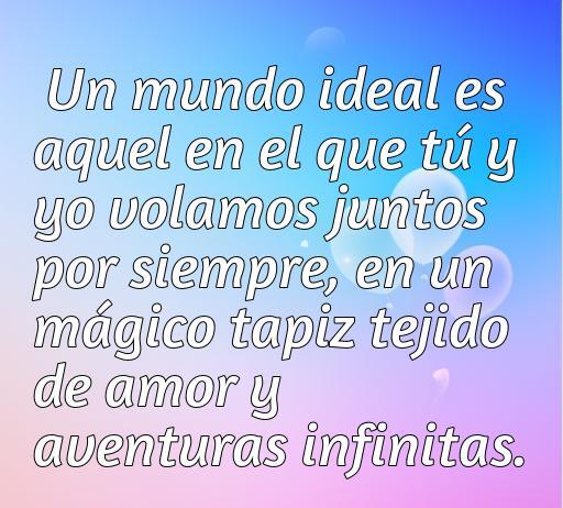 Frase romántica inspirada en Aladdin sobre un mundo ideal, amor y aventuras, ideal para el artículo de cincuenta frases de amor de Aladdin.