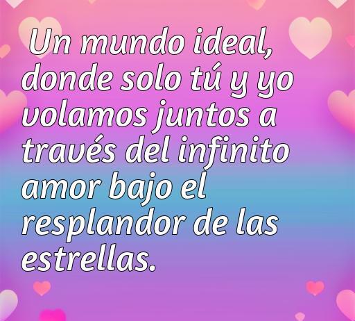 Frase inspiradora de amor de Aladino que destaca un mundo ideal para compartir con la persona amada. Incluye palabras clave como 'frases de amor', 'Aladino' y 'románticas' para mejorar la optimización SEO.