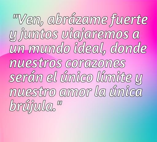 Frase romántica inspirada en Aladdin que habla sobre el amor y la unión, ideal para expresar sentimientos profundos. Frases de amor Aladdin.