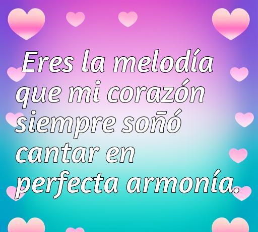 Frase de amor que expresa la conexión profunda en una relación, destacando la armonía y los sentimientos. Ideal para inspirar amor y romantismo en tus publicaciones.