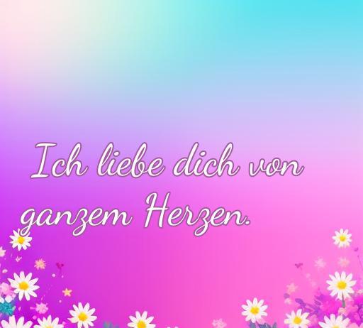 Hermosa frase de amor alemán, frases de amor alemán