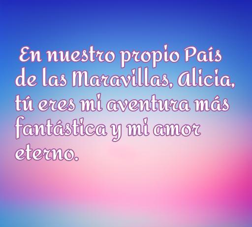 Frases de amor en Alicia en el País de las Maravillas