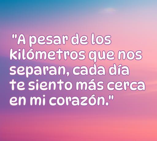 Frases de amor a distancia