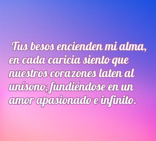 Frase inspiradora sobre el amor apasionado que expresa la conexión emocional entre dos personas, ideal para el artículo sobre las frases de amor apasionado.