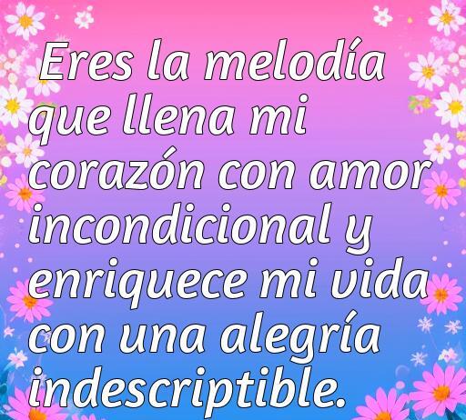 Frase inspiradora sobre el amor incondicional hacia un hijo, resaltando la alegría y el vínculo emocional que se crea en la vida familiar.