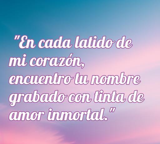 Frase romántica sobre el amor eterno para compartir con tu novio, destacando la conexión sentimental y el cariño profundo entre parejas. Perfecta para expresar amor.