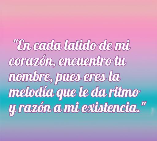 Frase de amor romántica para novio que expresa el profundo sentimiento de conexión y armonía en la relación. Ideal para acompañar el artículo sobre las mejores frases de amor.