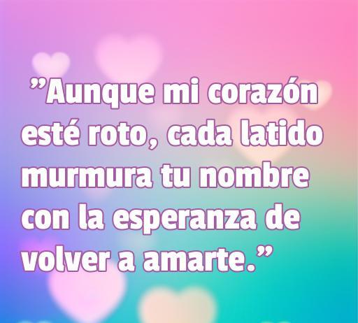 Frase de amor triste que expresa el anhelo y la esperanza de volver a amar, ideal para compartir emociones en momentos difíciles. Frases de amor bonitas tristes, amor, desamor, esperanza.