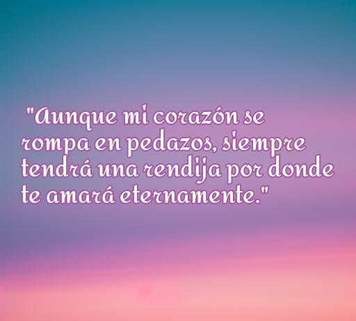 Frase de amor triste y bonita que expresa sentimientos profundos sobre el amor eterno y el desamor. Ideal para quienes buscan frases conmovedoras sobre relaciones y emociones.
