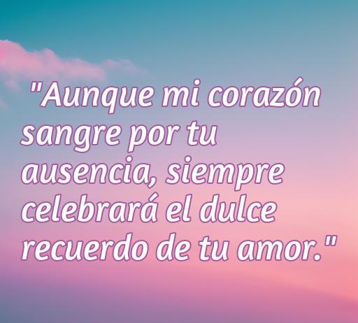 Frase de amor triste y bonita que expresa añoranza, ideal para el artículo sobre las frases de amor bonitas tristes.