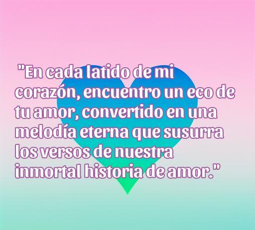 Frase romántica sobre el amor, ideal para cartas bonitas, que expresa la conexión emocional profunda entre dos personas.