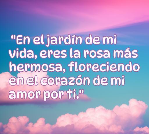 Frase de amor inspiradora: 