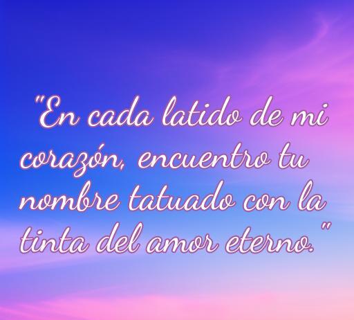 frases de amor chico enamorado Frase romántica sobre el amor eterno, destacando un chico enamorado que expresa sus sentimientos a través de un mensaje poético. Ideal para inspirar a quienes buscan frases de amor.