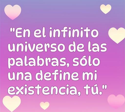 Bella frase de amor que expresa la profundidad de los sentimientos: 