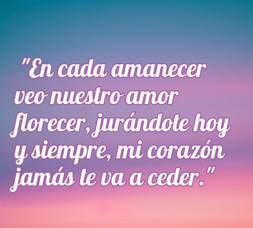 Frase de amor comprometido que expresa la profundidad y la belleza del amor eterno, destacando el compromiso y la devoción inquebrantable. Frase inspiradora sobre el amor verdadero.