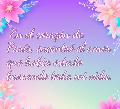 Frases de amor con la palabra París
