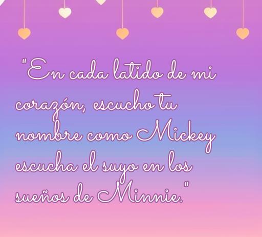 Frases de amor con Mickey