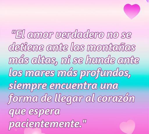 Frase inspiradora sobre el amor verdadero y los obstáculos que enfrenta, resaltando la perseverancia y la paciencia en las relaciones. Ideal para el tema de frases de amor con obstáculos.