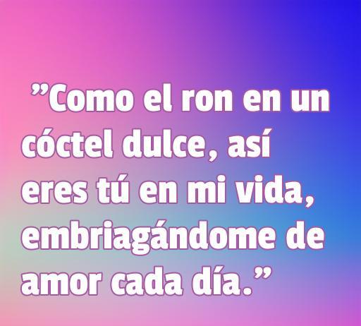 Frases de Amor con Ron