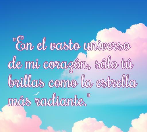 Frase inspiradora sobre el amor: 