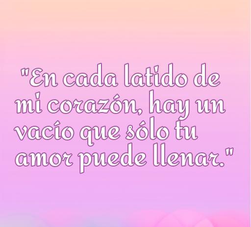 Inspiradora frase de amor: 