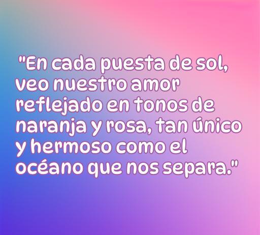 Frase romántica sobre el amor y la belleza de las puestas de sol en la costa, ideal para inspirar y compartir en redes sociales.