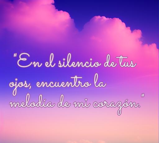 Frase romántica sobre el amor en un hermoso fondo de nubes, ideal para compartir. Este texto destaca la conexión emocional en las relaciones, tratado en el artículo sobre las mejores frases de amor cortas y discretas.