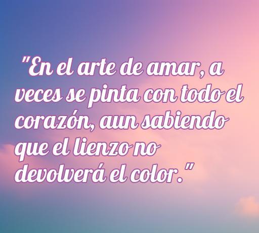 Frases de amor: Dar todo y no recibir nada