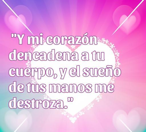 Frase de amor inspiradora de Canciones Vega, que expresa la conexión emocional y el anhelo en el amor. Ideal para el artículo 'frases de amor de Canciones Vega'.