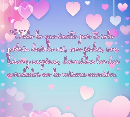 Frase de amor de canciones de Vega que expresa la profundidad de los sentimientos románticos, ideal para inspirar a los enamorados. Perfecta para el artículo 'frases de amor de canciones de Vega'.