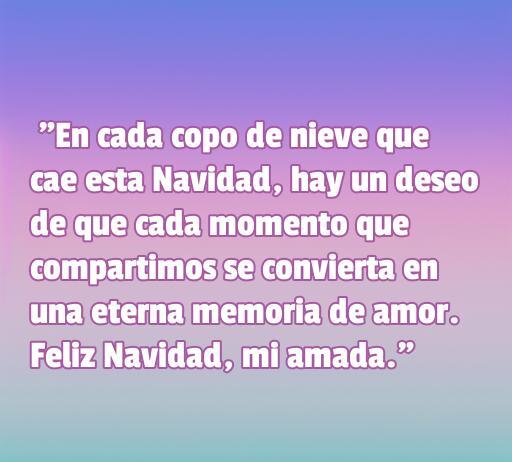 Frases de amor de Feliz Navidad para mi novia