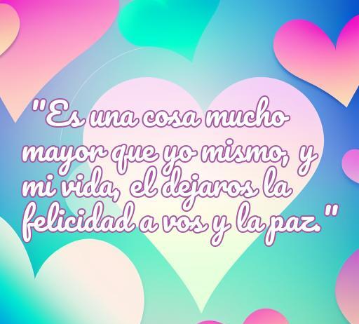 Frase de amor inspiradora de la obra 'Historia de dos ciudades', que refleja un profundo sentimiento de amor y sacrificio, ideal para acompañar el artículo sobre Frases de amor de 'Historia de dos ciudades'.