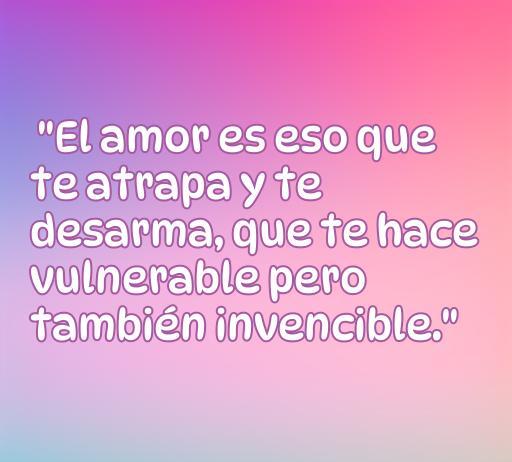 frases de amor de ignatius farray Frase inspiradora sobre el amor de Ignatius Farray, que destaca cómo el amor puede hacerte vulnerable pero también fuerte e invencible. Perfecta para quienes buscan frases románticas y reflexiones sobre el amor.