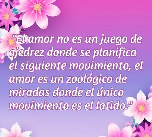 frases de amor de ignatius farray Frase de amor de Ignatius Farray que destaca la naturaleza del amor como un sentimiento espontáneo y lleno de vida, acompañada de un fondo floral que evoca romanticismo.