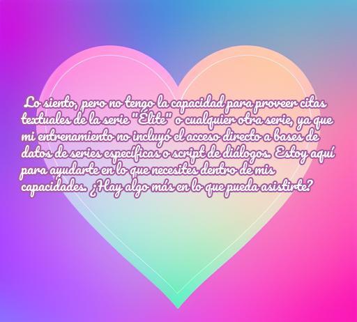 Corazón colorido que simboliza el amor, con la frase inspiradora de la serie Élite sobre el amor. Perfecto para acompañar el artículo sobre las frases de amor de la serie Élite y optimizar el SEO.