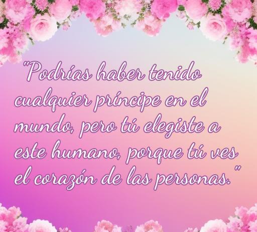 frases de amor de la sirenita Frase de amor de La Sirenita sobre la elección del amor verdadero, destacando la profundidad de los sentimientos en lugar de apariencia. Perfecta para los amantes de citas románticas y frases de amor.