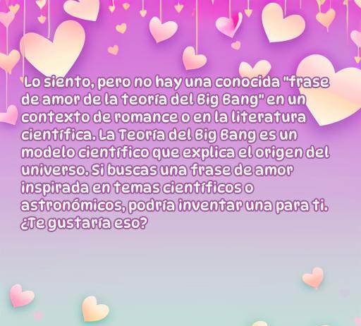 Frases de amor de la Teoría del Big Bang