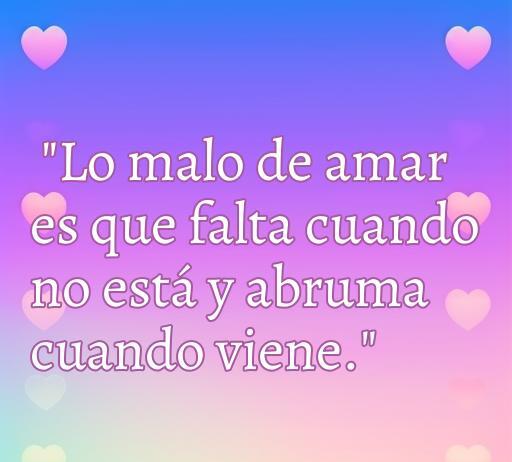 frases de amor de mafalda Frase de amor de Mafalda sobre la ausencia y la presencia en el amor, ideal para acompañar el artículo 'frases de amor de Mafalda'.