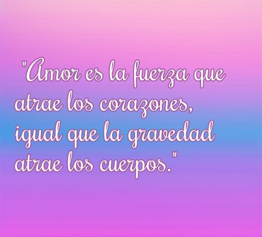 Frase de amor inspirada en Newton: 'Amor es la fuerza que atrae los corazones, igual que la gravedad atrae los cuerpos.' Frase romántica perfecta para reflexionar sobre el amor, ideal para artículos sobre frases de amor y citas célebres.