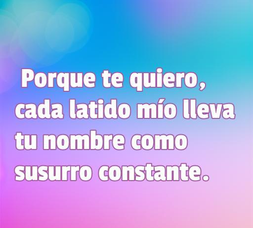 Frases de amor de por qué te quiero