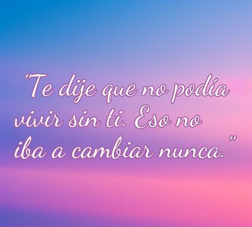 Frase romántica de amor de Tony Stark: 'Te dije que no podía vivir sin ti. Eso no iba a cambiar nunca.' Inspiración sobre el amor y citas célebres de Tony Stark.