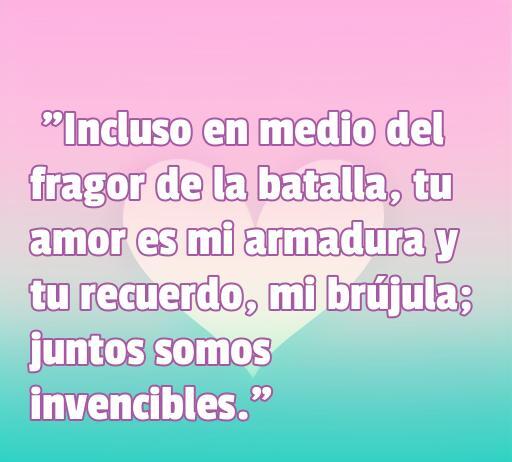 Frase de amor inspiradora de un militar para su esposa, destacando la fortaleza del amor en momentos difíciles. Frases de amor profundas para soldados y sus parejas, mostrando la conexión emocional en tiempos de guerra.