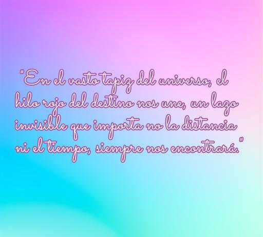Frase inspiradora sobre el hilo rojo del destino, destacando su fortaleza frente a la distancia y el tiempo. Ideal para un artículo sobre las mejores frases de amor del hilo rojo.